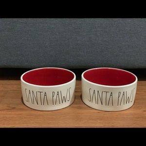 Rae Dunn dog bowls. Brand new & never used.